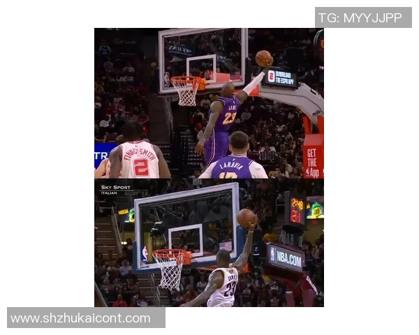 骑士与勇士对决詹姆斯惊艳扣篮瞬间回顾